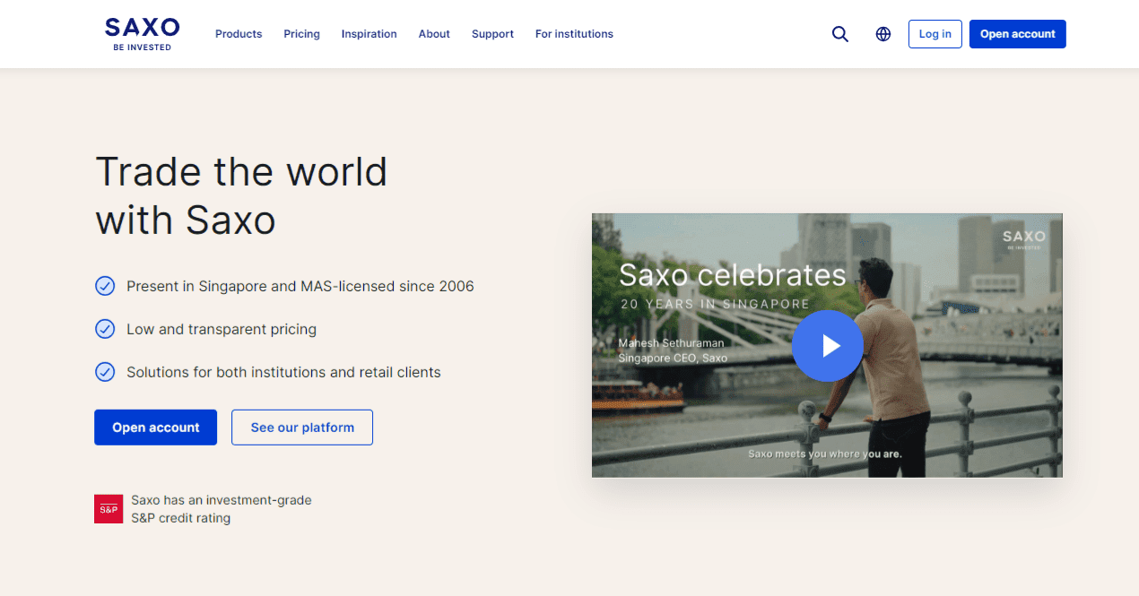 Saxo Bank Home