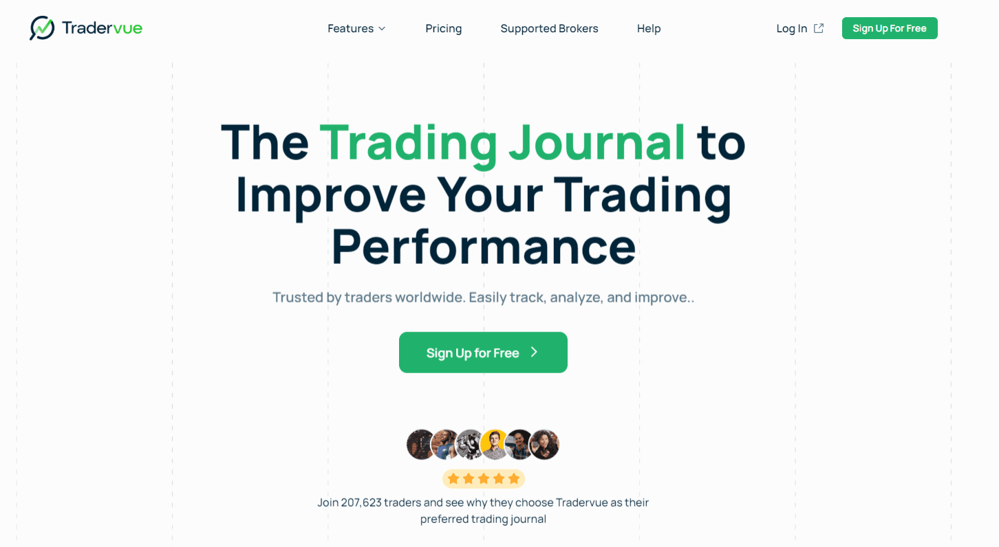 TraderVue Home