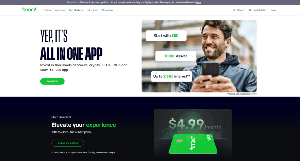 eToro Home 2