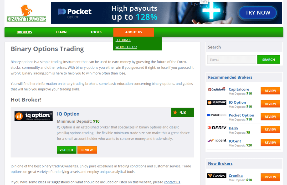 BinaryTrading com