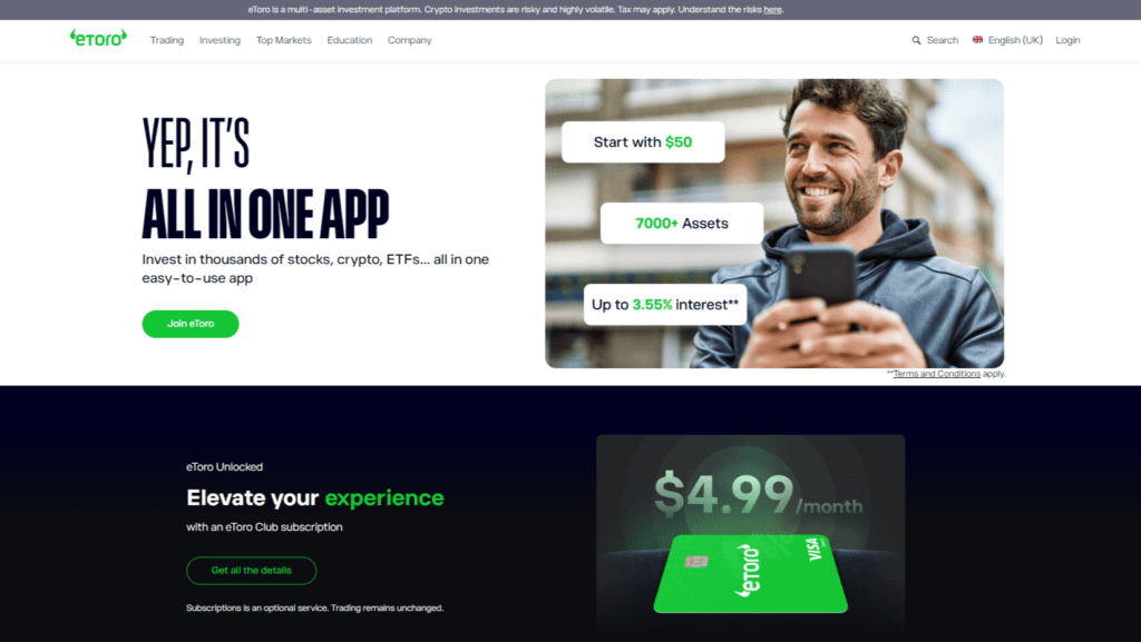 eToro Home