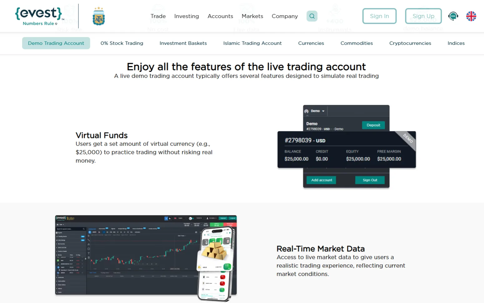 Evest Features