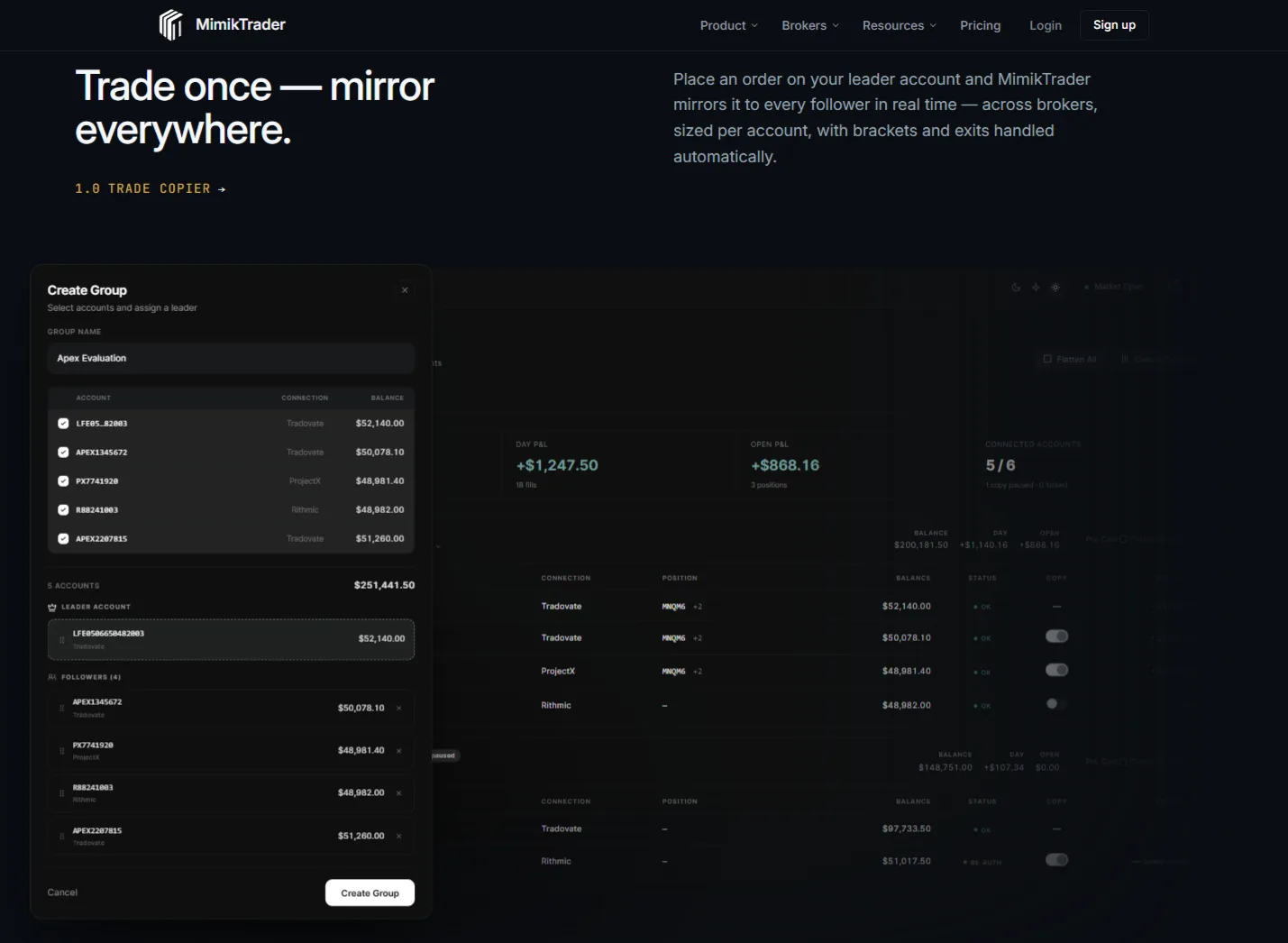MimikTrader Trade